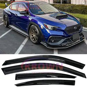 FITS 2022-2026 SUBARU WRX VB JDM MUGEN STYLE WINDOW VISOR RAIN GUARD VENT DEFLECTOR