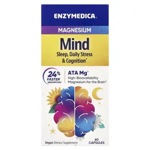 Enzymedica Magnesium Mind, 60 Capsules (350 mg per Capsule)