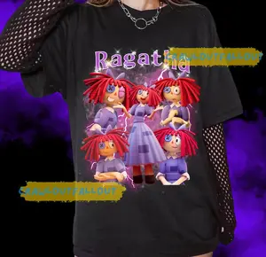 Ragatha The Amaxing Digital Circus Vintage T-Shirt, Gift For Women and Man Unisex T-Shirt