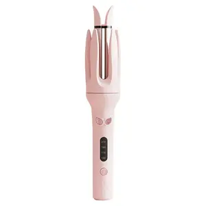Fully Automatic Electric Curling Stick 32mm Large Curling Tool for Comfortable Hair Care，Negative-Ion Ceramic Coating, Anti-Jam Chip, One-Tap Travel Curler, Swivel Cord, Auto-Rotating LED Ceramic Barrel,  Gift, Multifunctional Styler