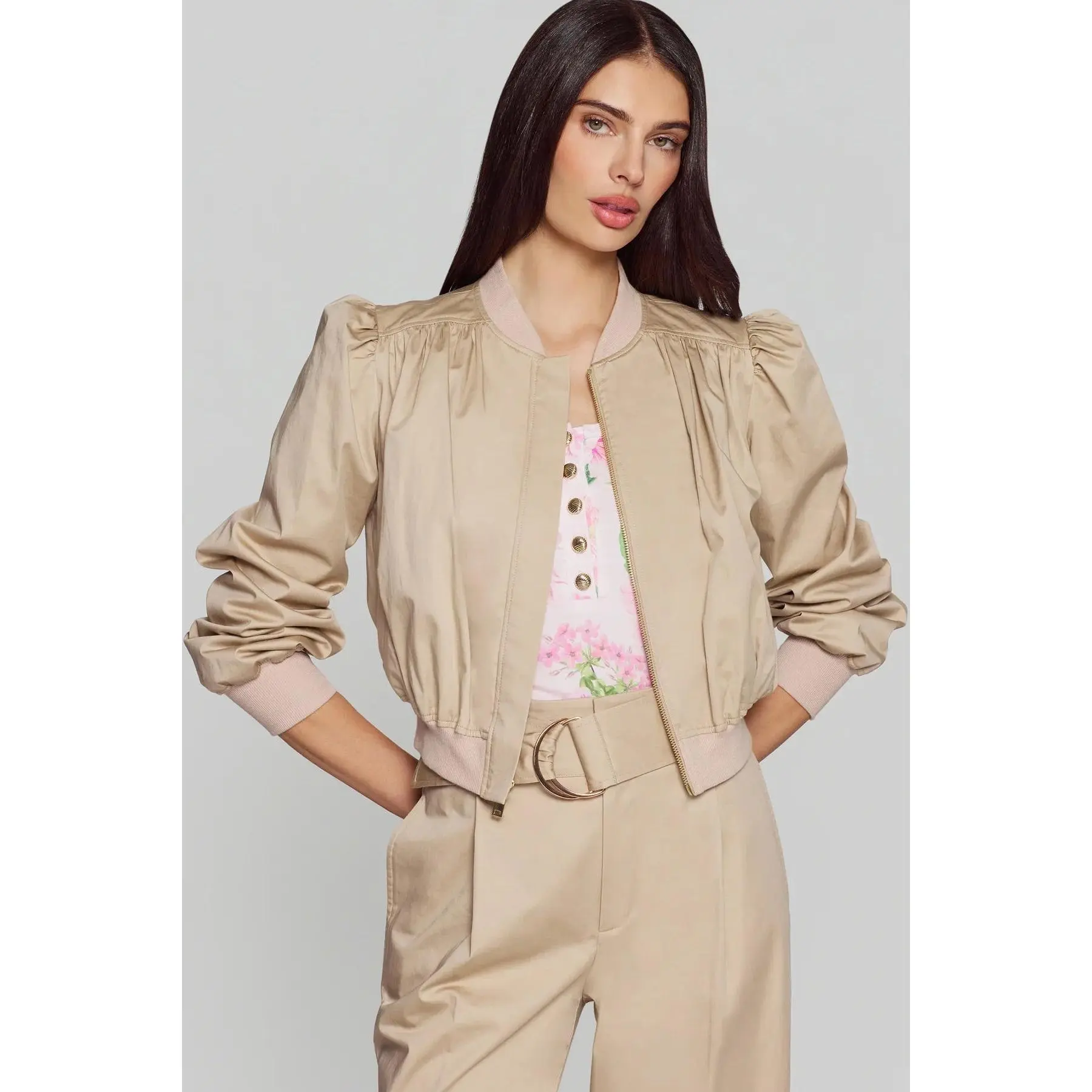 SARIAH SATEEN BOMBER