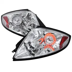 2006-2011 Eclipse LED Tail Lights (Chrome Housing/Clear Lens)