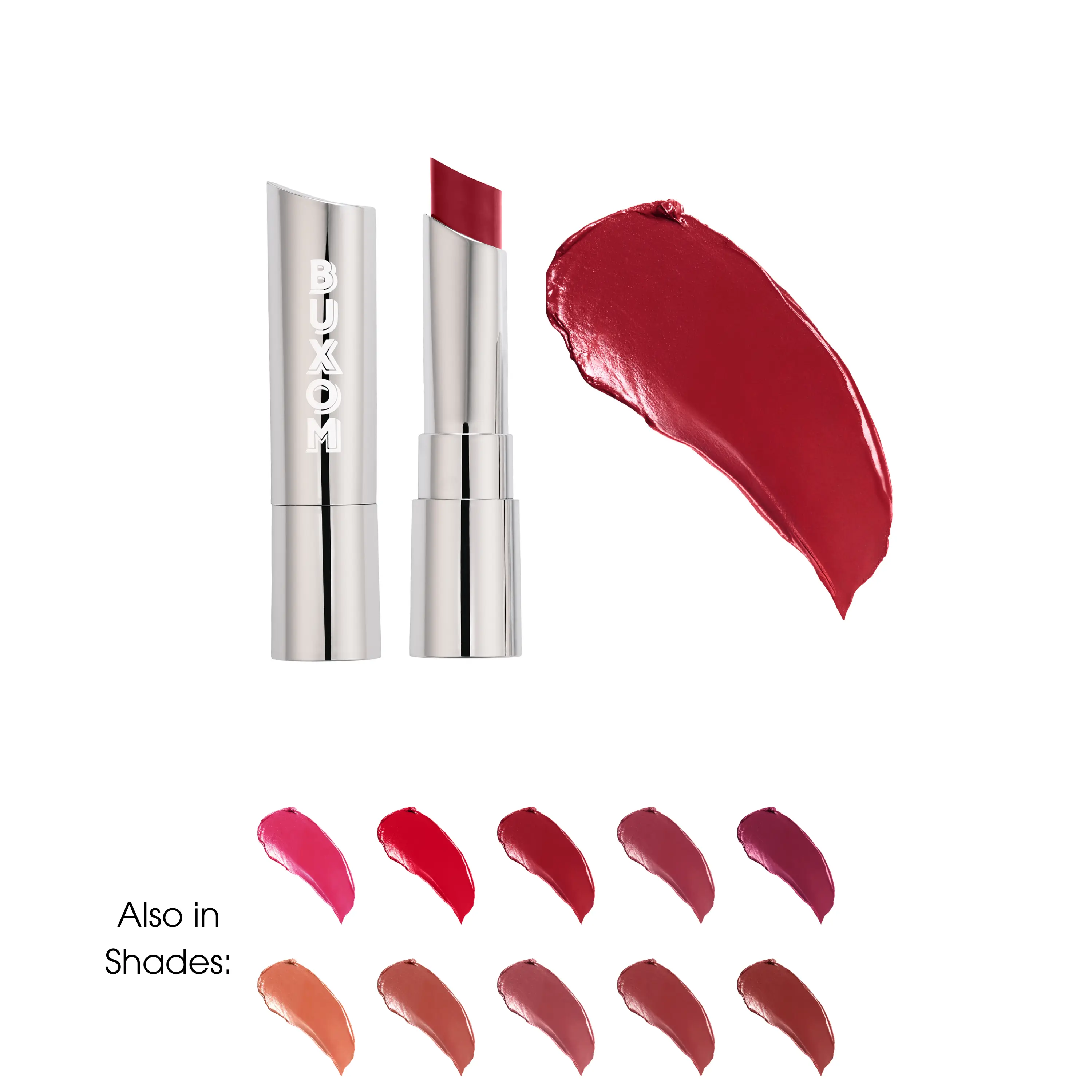 BUXOM Full-On Satin Lipstick - Creamy, Pigment-Rich, Moisturizing For Smooth Lips, Plumping Peptides BUXOM Full-On Satin Lipstick - Creamy, Pigment-Rich, Moisturizing For Smooth Lips, Plumping Peptides