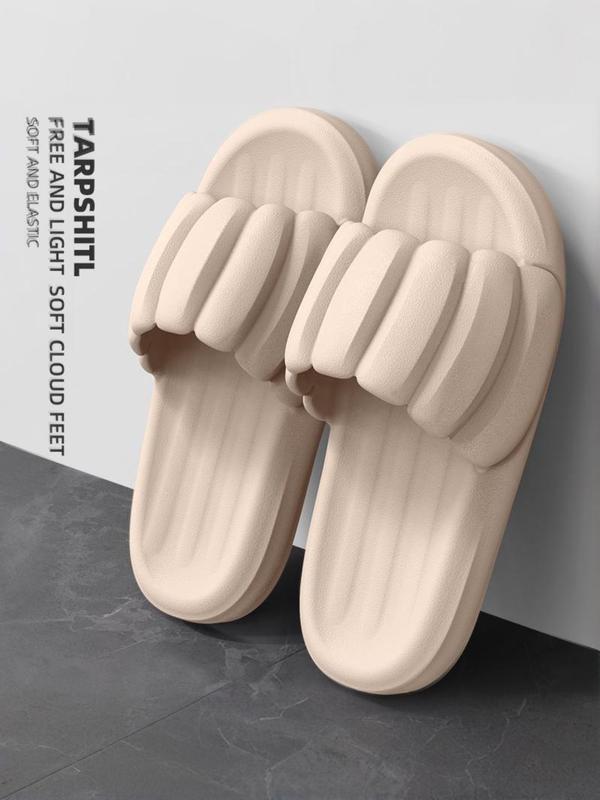 Women's Eva Flat Non-Slip Bath Slippers, Soft Indoor Outdoor Casual Shoes, Unisex Comfortable Home Footwear, Simple Style, Soft Sole Slippers, Lightweight Slippers