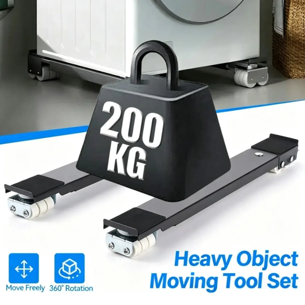 Furniture Moving Tool Set 360 Degree Rotating Mover Sliders Heavy Goods Transport Trolley Household Moving Accessories Home Storage Moving Supplies