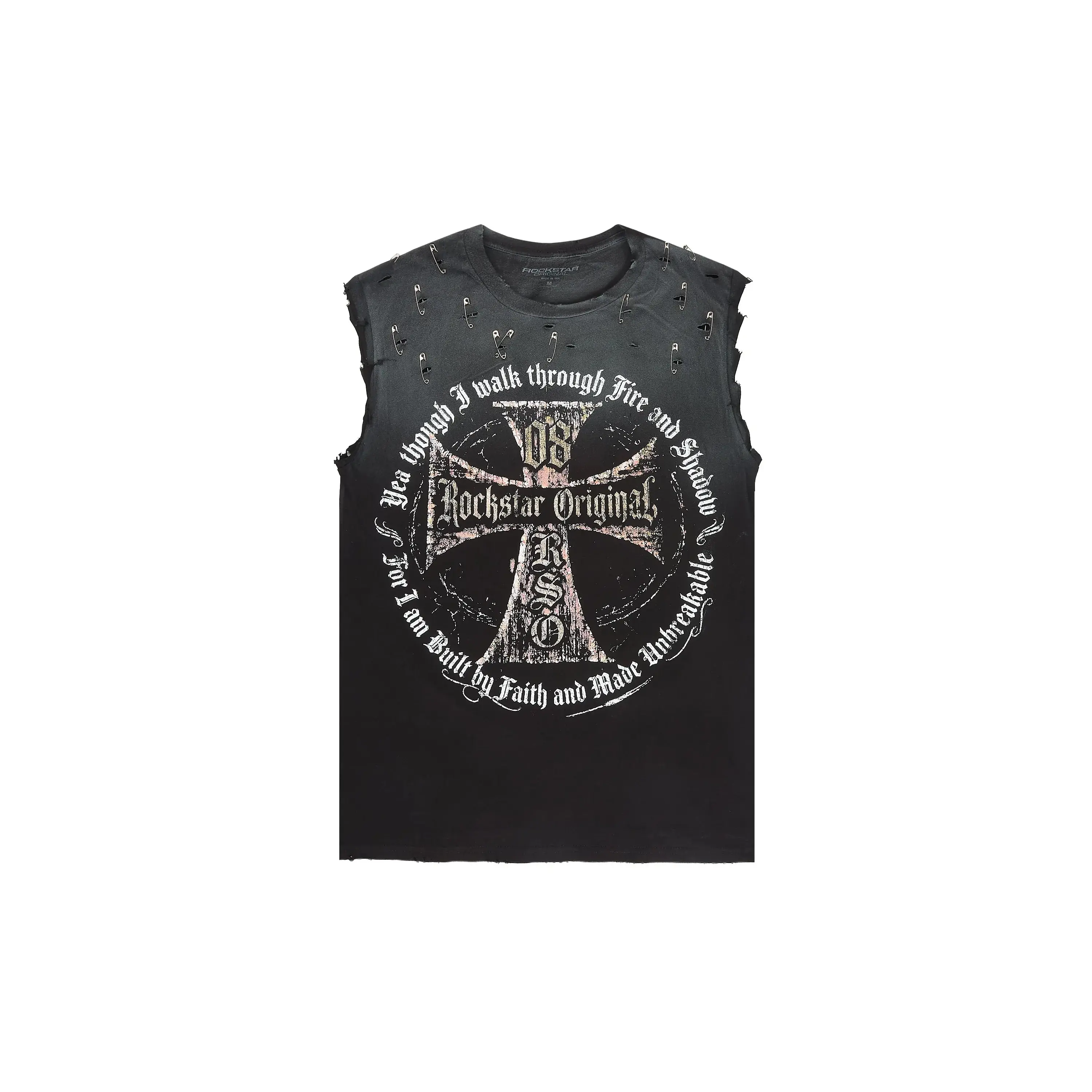 Cyrah Black Cut Sleeve T-Shirt