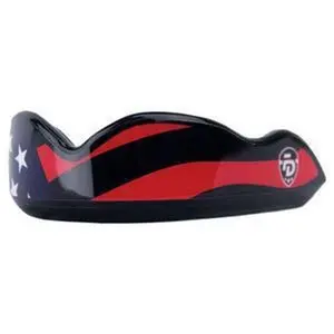 Fightdentist Boil & Bite Mouth Guard | for Boxing and Martial Arts |  Stars & Stripes - Black