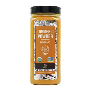 Soeos Organic Turmeric Powder 10 oz (284g), Non-GMO Verified, USDA Organic, Natural Curcumin, Lab Tested for Purity, Flavor, Spice