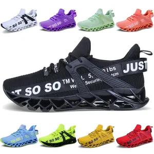 Women's Non Slip Sneakers Men's Fashion Running Shoes Men's Breathable Mesh Sports Tennis Shoes