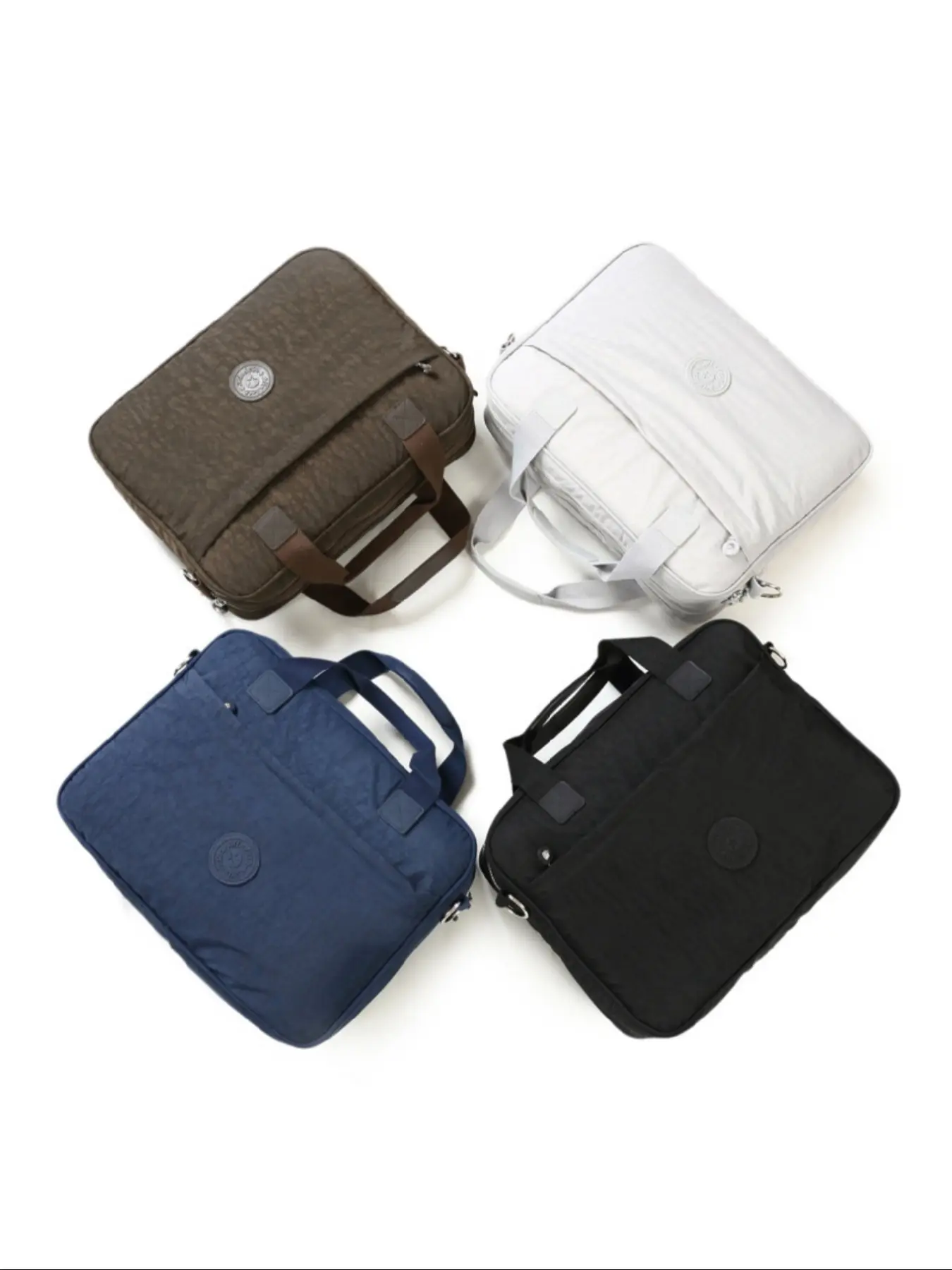 Viral Nylon Laptop Bag | Waterproof Multi-Functional Work Tote – Handheld & Adjustable Crossbody Strap, Fits 15.6” Laptop/iPad, Extra Pockets for Essentials, Durable Lightweight Nylon, Sleek Design for Office/School/Commute, Travel Essentials