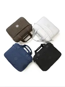 Viral Nylon Laptop Bag | Waterproof Multi-Functional Work Tote – Handheld & Adjustable Crossbody Strap, Fits 15.6” Laptop/iPad, Extra Pockets for Essentials, Durable Lightweight Nylon, Sleek Design for Office/School/Commute, Travel Essentials