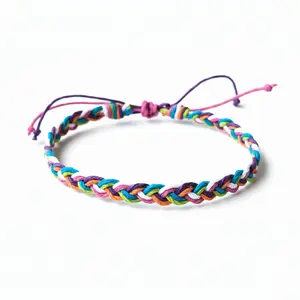 South Beach Braided Colorful Hemp Bracelet Anklet HA001938