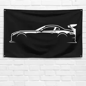 For BMW Z4 GT3 Car Fans 3x5 ft Flag Garage Gift Wall Banner