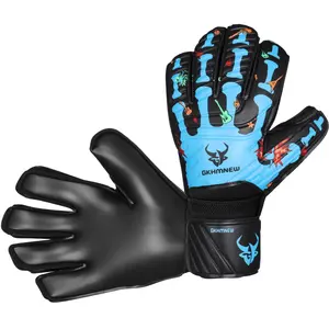 Soccer Goalkeeper Goalie Gloves for Youth Adult and Kids Professional Football Gloves with Strong Grips and Finger Protection Men & Women - Size 6-10