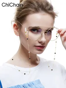 Metal Eyeglass Chain Mask Strap, Durable Metal Eye Glasses Holder, Stylish Accessory for Daily Use & Travel Essentials