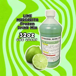 LIME MARGARITA Frozen Drink Mix - Margarita Mix - Slush Machine Mix - Concentrate for Beverages