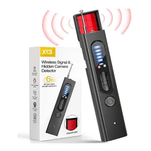 DABATR Hidden Camera Detectors, Spy Camera Detectors, Signal Scanner, Hidden Device Finder for Hotels Car Office Home Travel, 6 Levels Sensitivity 3 Modes, 24H Working Time
