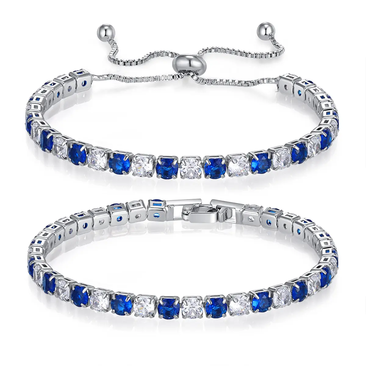 [Set] White K+White Blue Intercolor