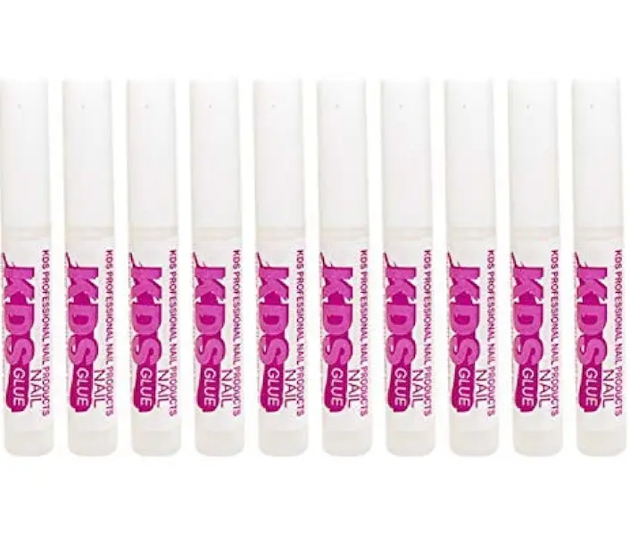 10 pcs KDS Nail Tip Glue - Adhesive Super Bond For Acrylic Nails Tips - 0.07 oz for each glue