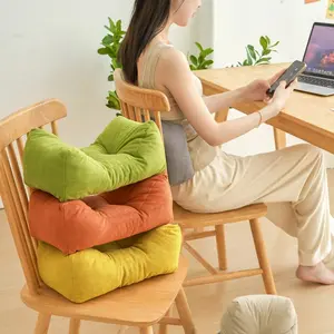 Lumbar Support Pillow, Multifunctional Waist Cushion, Soft Chenille Nap Pillow, Ergonomic Back Pillow, Pressure Relief, Sturdy Office Chair Pillow, Must-Have for Office, Study & Living Room