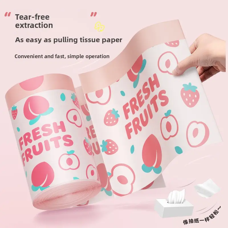 White Peach Scented Drawstring Trash Bags - Heavy Duty Easy-Tear Garbage Sacks with Fresh Fruity Aroma, Thickened & Odor Control for Dorm & Bedroom Supplies