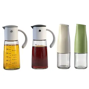 4 Pack Oil Sprayer for Cooking, 2 Pack  Olive Oil Sprayer, 500ML Oil Dispenser for Kitchen, Continuous Oil Spray Bottle with Portion Control for Air Fryer, Salad, BBQ