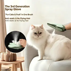 Anti-static spray hair removal gloves, lint-free de-hairing combing and massaging gloves, universal pilling magic tool, cat care tool, for cats comb