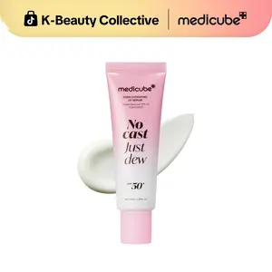 [NEW] [medicube] No Cast Just Dew PDRN Hydrating UV Sun Serum | Daily Lightweight Sunscreen SPF 50 | PDRN, Panthenol, Centella| Gentle Moisturizing Suncare For Daily Use for All Skin Types (50ml)