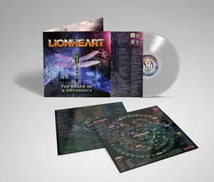 Lionheart - The Grace of a Dragonfly  [VINYL RECORD - LP] Colored Vinyl, Ltd Ed, Silver, Poster