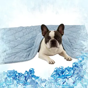 29x40in Cooling Blanket for Dogs - Machine Washable Soft Blanket with Q-MAX>0.4, Fits Small Medium Dogs Cats, Summer Cooling Mat for Dog Kennel Car Seat Indoor Furniture Couch Sofa Protector