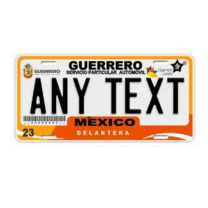 Placas de Guerrero  Personalizadas Personalized License Plates