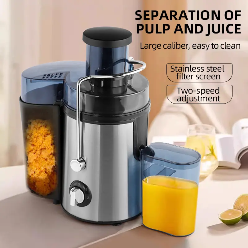 800W Powerful Centrifugal Juicer | 3" Wide Feed Chute for Whole Fruits & Veg | 30oz BPA-Free Jug Easy to Clean