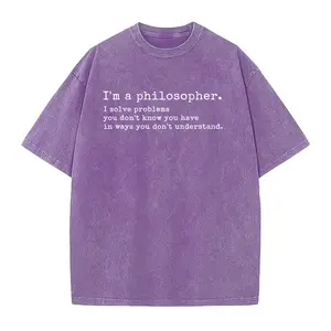 Funny Philosopher T-Shirt: I Solve Problems
