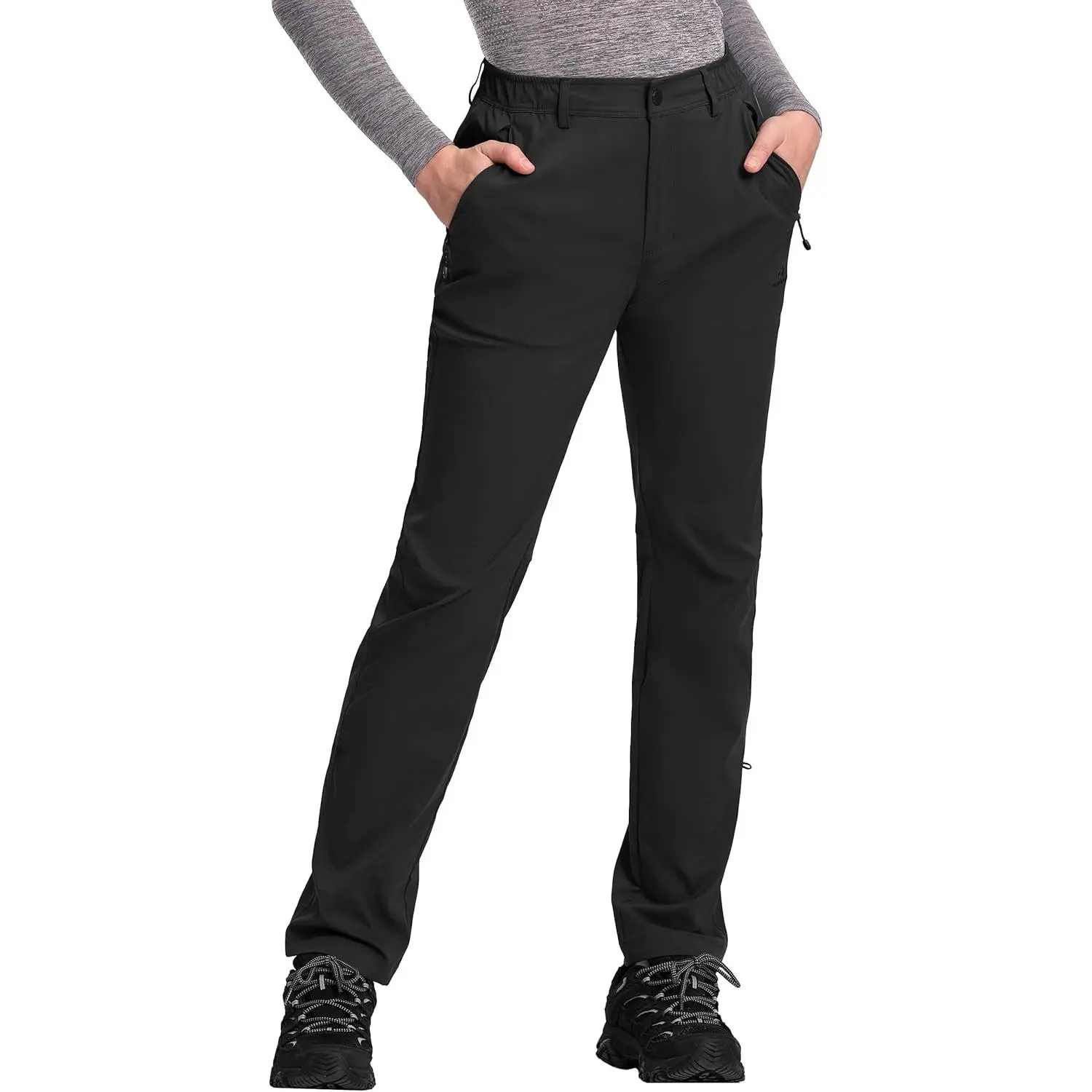 Pioneer Camp Women's Hiking Climbing Pants Lightweight Quick Dry Water Resistant Stretch Cargo Pants for Trekking Travel