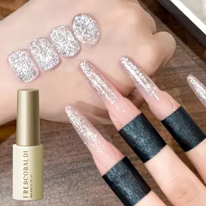 Cylindrical bottle M192 — New nail gel from the Starlight Series, ultra shiny and glittery; crushed rhinestone nail gel with a brilliant shine and strong adhesion; suitable for salon manicures and DIY artistic designs.