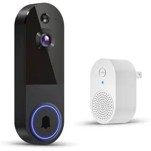 1080p   Video Doorbell Camera with Night Vision, Outdoor  Cameras, Two Way Audio, 2.4G WiFi Only, AI Motion Detection and Cloud Storage (Sold Separately)