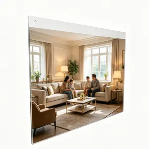 Wall Mount Sign Holder Clear Acrylic Picture Frame Transparent Poster 12061 17X11 12PK