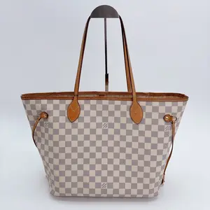 Pre-owned Louis Vuitton Damier Azur Neverfull GM