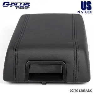 Fit For 04-08 Ford F-150 Leather Center Console Arm Rest 5L3Z1506024AAC Black