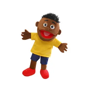 Whimsical Ventriloquist Dolls, Family-Themed Hand Puppets, Interactive Performance Dolls, Fun Cartoon Plush Toys