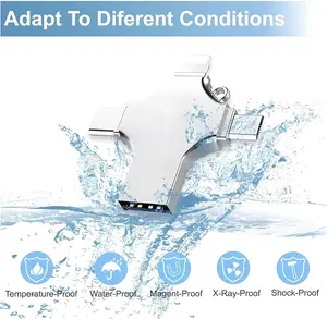 LASATE   USB Flash Drive Intended for iPhone iPad, Memory Stick Storage for Photos and Videos Backup, Compatible with iPhone iPad Android PC, Plug and Play