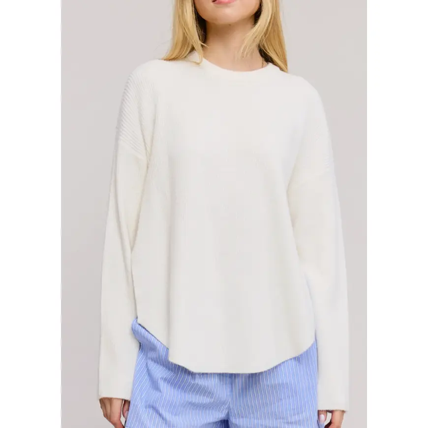 Skyler Sweater in White