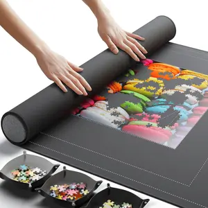 Jumbo 3000 Piece Puzzle Mat - 55"x35.5" Roll Up Storage