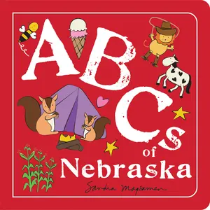 USED Book - ABCs of Nebraska by Magsamen, Sandra (Board book) - english