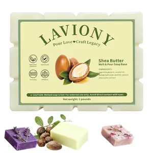 Soap Base - Moisturizing Melt Pour Soap Base for Crafting Soap Making, Pre-Cut, All Natural Gentle on Skin, Vegan&Cruelty-Free, SLS/SLES Free, Organic Soap Base (16 Ounce (Pack of 1), Shea Butter)