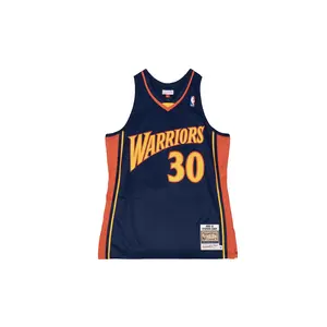 Authentic Road Jersey "NBA Golden State Warriors 09 Steph Curry" AJY4GS18084 GSWNAVY09SCU