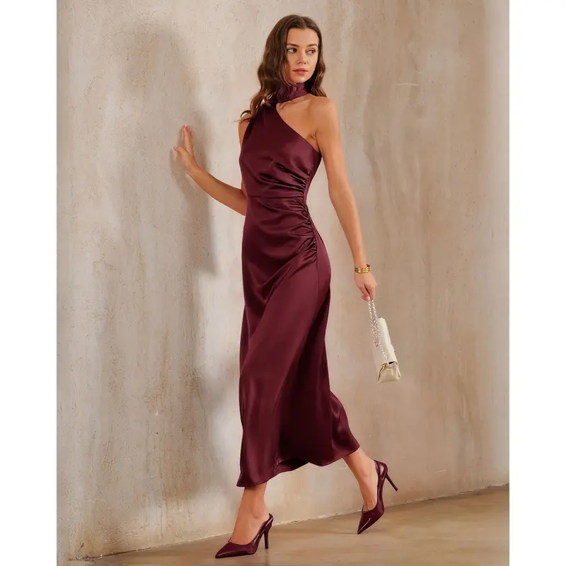 tie back satin dress red - TikTok Shop tie back satin dress red - TikTok Shop
