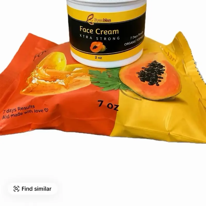 Byenblan papaya set, 7oz soap& 2oz Cream Brighten , 7 Days Result