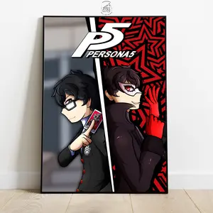 Persona 5 Takamaki Ann Video Game Poster, Persona 5 Gamer Decor Posters - Frame NOT Included