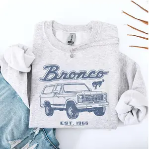 Bronco EST 1966 Graphic Sweatshirt, Bronco Sweatshirt, Bronco Graphic Shirt